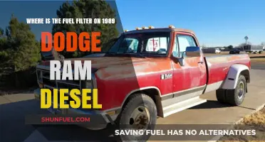 Finding the Fuel Filter in a 1989 Dodge Ram Diesel