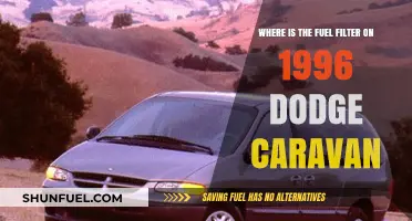 Locating the Fuel Filter in a 1996 Dodge Caravan