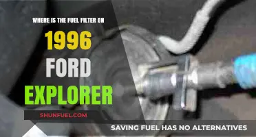 Ford Explorer Fuel Filter: Location and Access