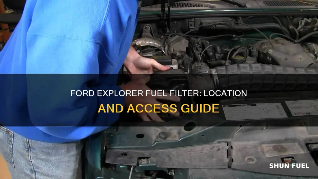 where is the fuel filter on 1997 ford explorer