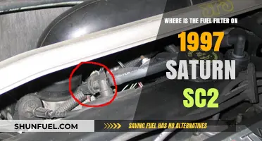 Fuel Filter Location Guide: 1997 Saturn SC2