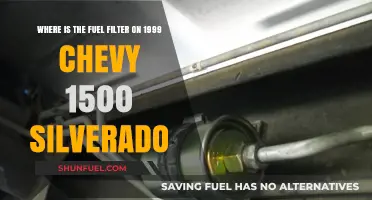 Finding the Fuel Filter: 1999 Chevy 1500 Silverado Guide