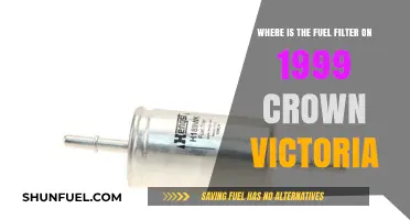 Locating the Fuel Filter in a 1999 Crown Victoria