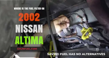 Locating the Fuel Filter in a 2002 Nissan Altima
