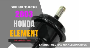 Locating the Fuel Filter in a 2003 Honda Element