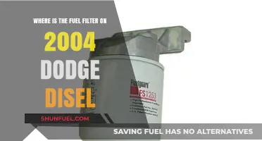 Finding the Fuel Filter on a 2004 Dodge Diesel