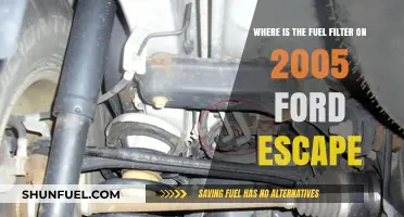 Locating the Fuel Filter in a 2005 Ford Escape