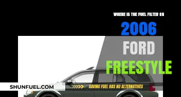 Locating the Fuel Filter in a 2006 Ford Freestyle