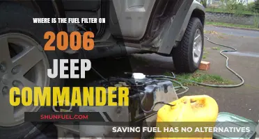 Jeep Commander Fuel Filter: Location Guide