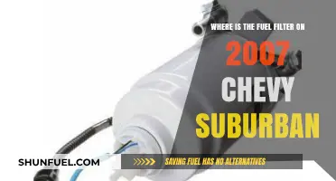 Locating the Fuel Filter in a 2007 Chevy Suburban