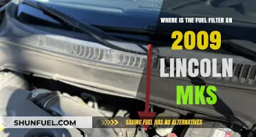 Locating the Fuel Filter in Your 2009 Lincoln MKS
