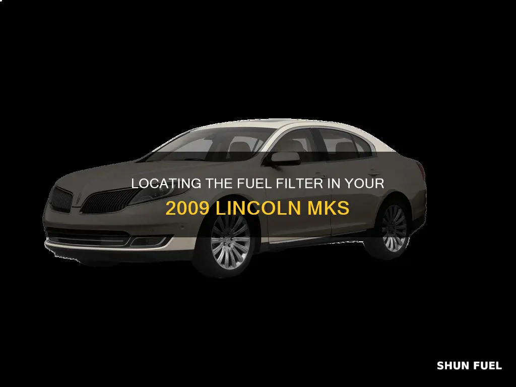 where is the fuel filter on 2009 lincoln mks