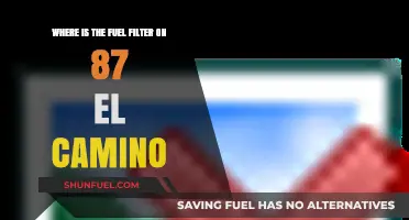 El Camino Fuel Filter: Location Guide