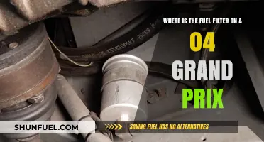 Grand Prix Fuel Filter: Location and Access Guide