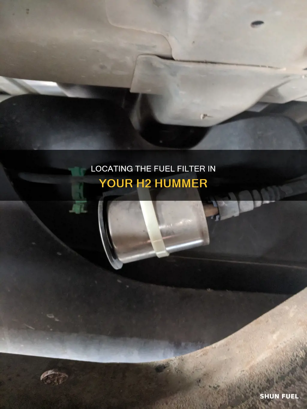 where is the fuel filter on a 04 h2 hummer