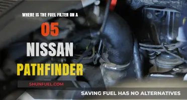 Fuel Filter Location in 2005 Nissan Pathfinder
