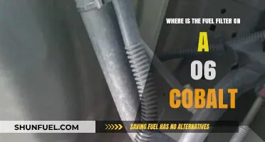 Cobalt Fuel Filter Location and Replacement Guide