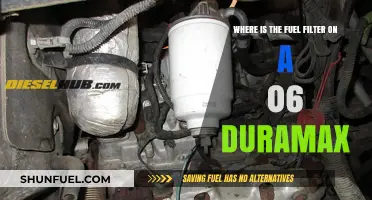 Locating the Fuel Filter on a 2006 Duramax
