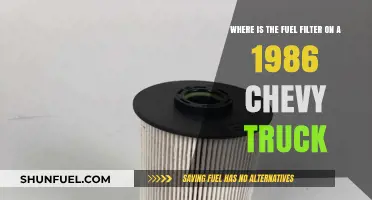 Finding the Fuel Filter: 1986 Chevy Truck Guide
