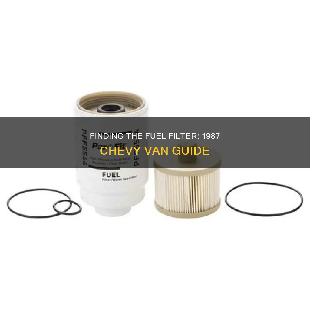 where is the fuel filter on a 1987 chevy van