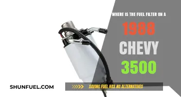 Fuel Filter Location in Chevy 3500: 1988 Edition