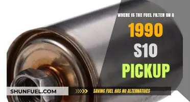 Finding the Fuel Filter: 1990 S10 Pickup Guide