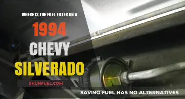 Finding the Fuel Filter: 1994 Chevy Silverado Guide