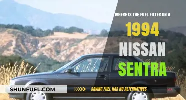 Locating the Fuel Filter in a 1994 Nissan Sentra