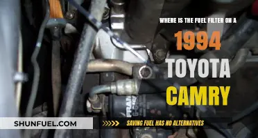 Locating the Fuel Filter on a 1994 Toyota Camry