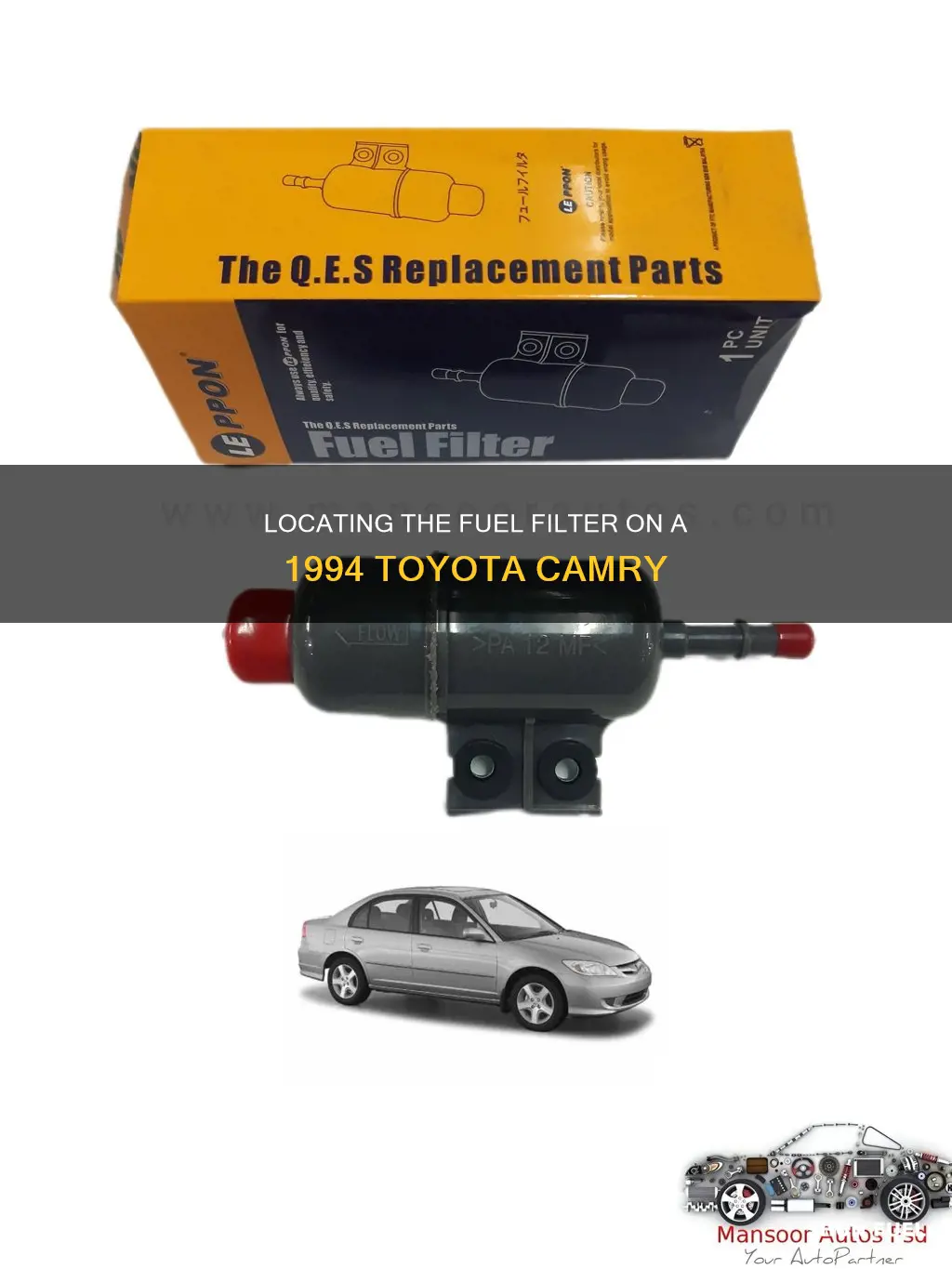where is the fuel filter on a 1994 toyota camry