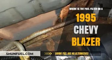 Locating the Fuel Filter: 1995 Chevy Blazer