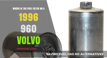 Fuel Filter Location in 1996 Volvo 960
