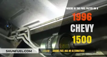 Finding the Fuel Filter: 1996 Chevy 1500