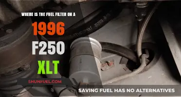 Locating the Fuel Filter in Your 1996 F250 XLT