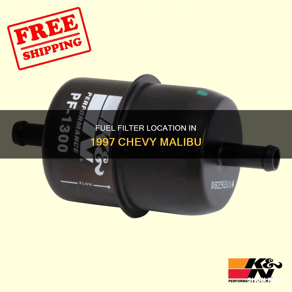 where is the fuel filter on a 1997 chevy malibu