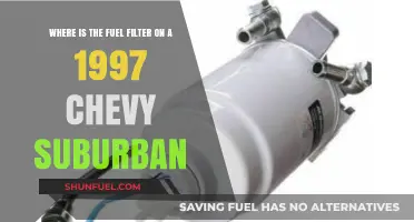 Finding the Fuel Filter: 1997 Chevy Suburban Guide