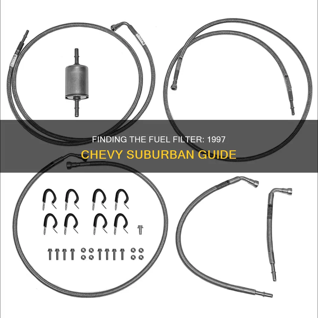 where is the fuel filter on a 1997 chevy suburban