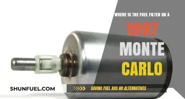 Locating the Fuel Filter in a 1997 Monte Carlo