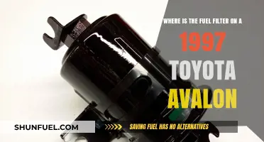 Locating the Fuel Filter on Your 1997 Toyota Avalon