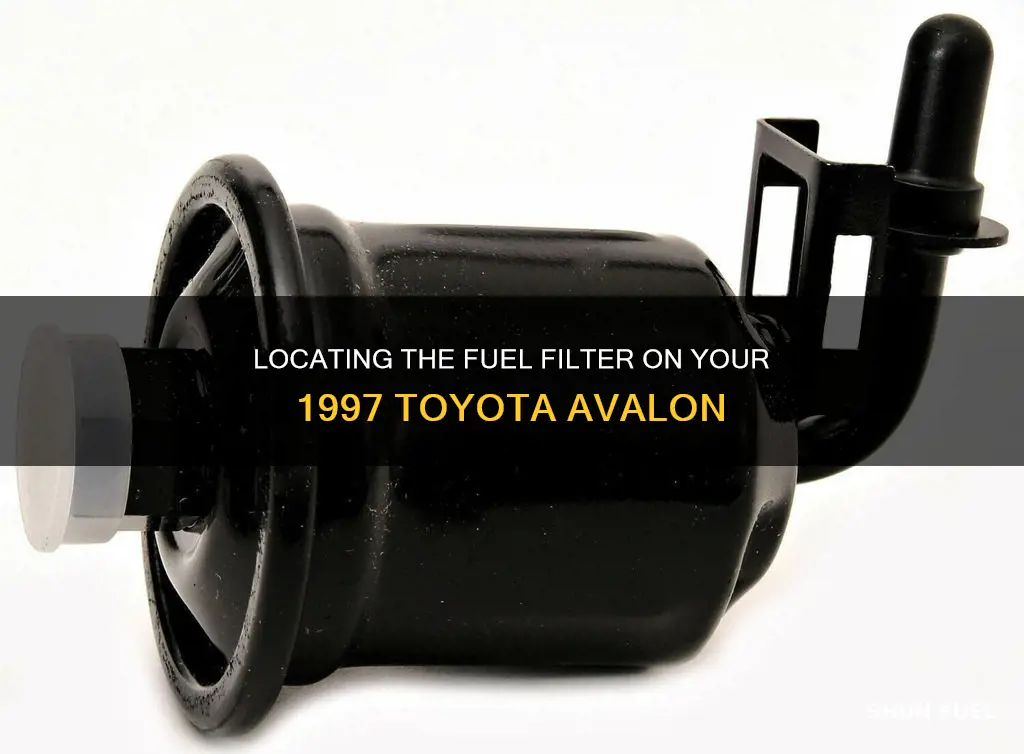 where is the fuel filter on a 1997 toyota avalon