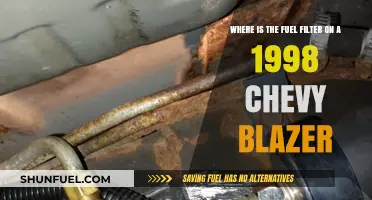 Finding the Fuel Filter: 1998 Chevy Blazer Guide