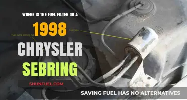 Chrysler Sebring Fuel Filter: Location Guide