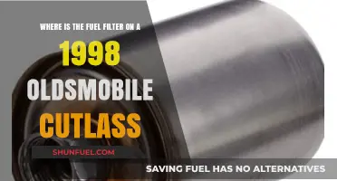 Fuel Filter Location in 1998 Oldsmobile Cutlass