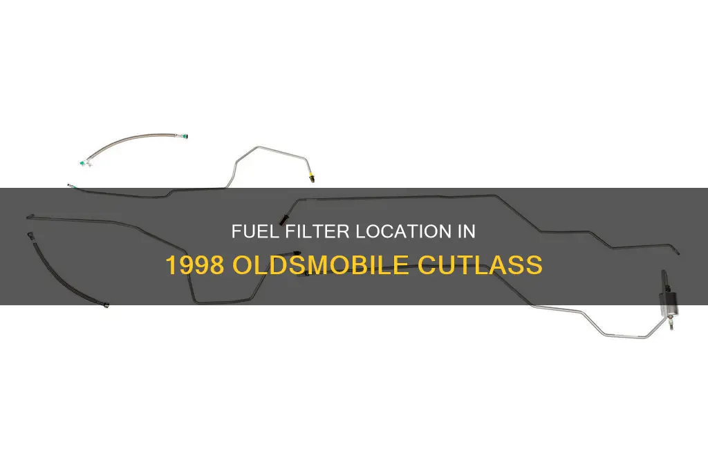where is the fuel filter on a 1998 oldsmobile cutlass