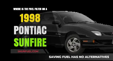 Pontiac Sunfire Fuel Filter: Location and Access Guide