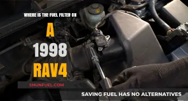 Finding the Fuel Filter: 1998 Rav4 Guide