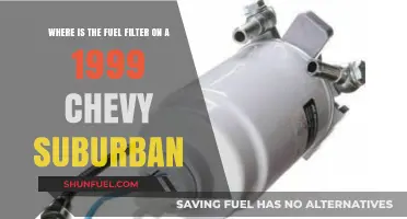 Finding the Fuel Filter: 1999 Chevy Suburban Guide