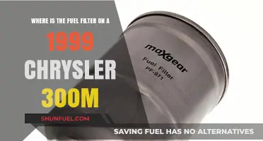 Chrysler 300M Fuel Filter Location and Replacement Guide