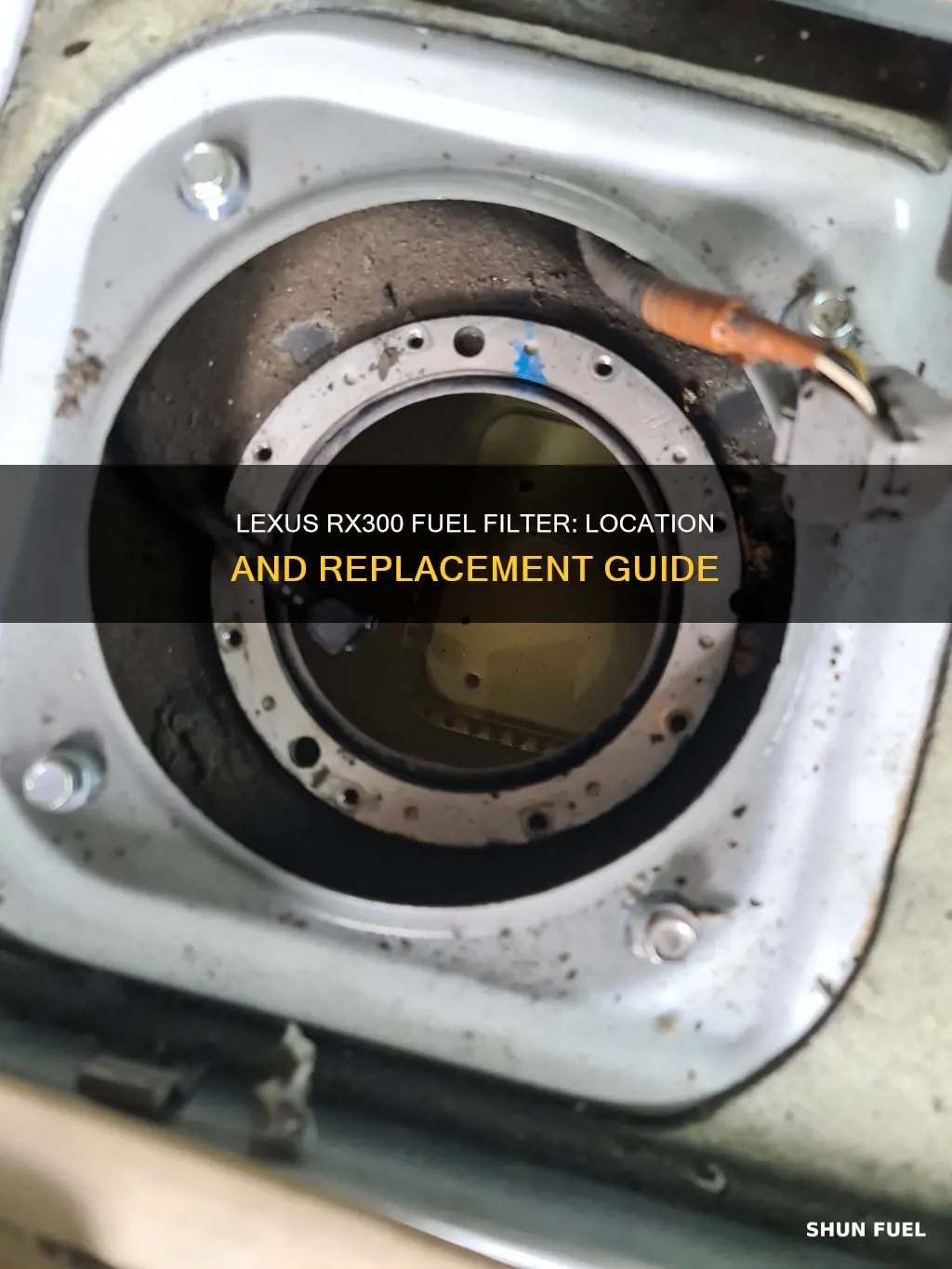 where is the fuel filter on a 1999 lexus rx300