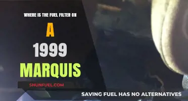 Marquis Fuel Filter: Location and Access Guide